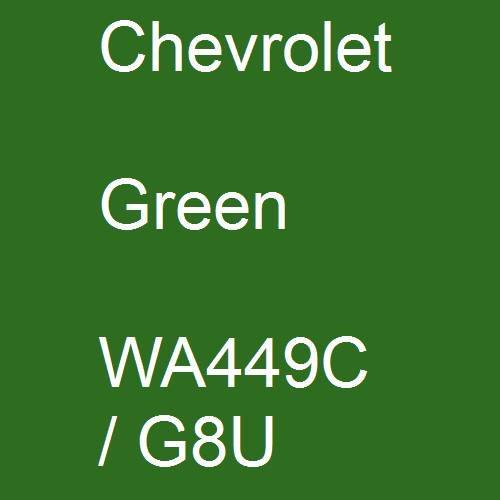 Chevrolet, Green, WA449C / G8U.